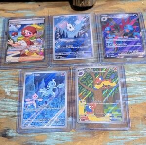 White Flare Rare Bundle 5 cards